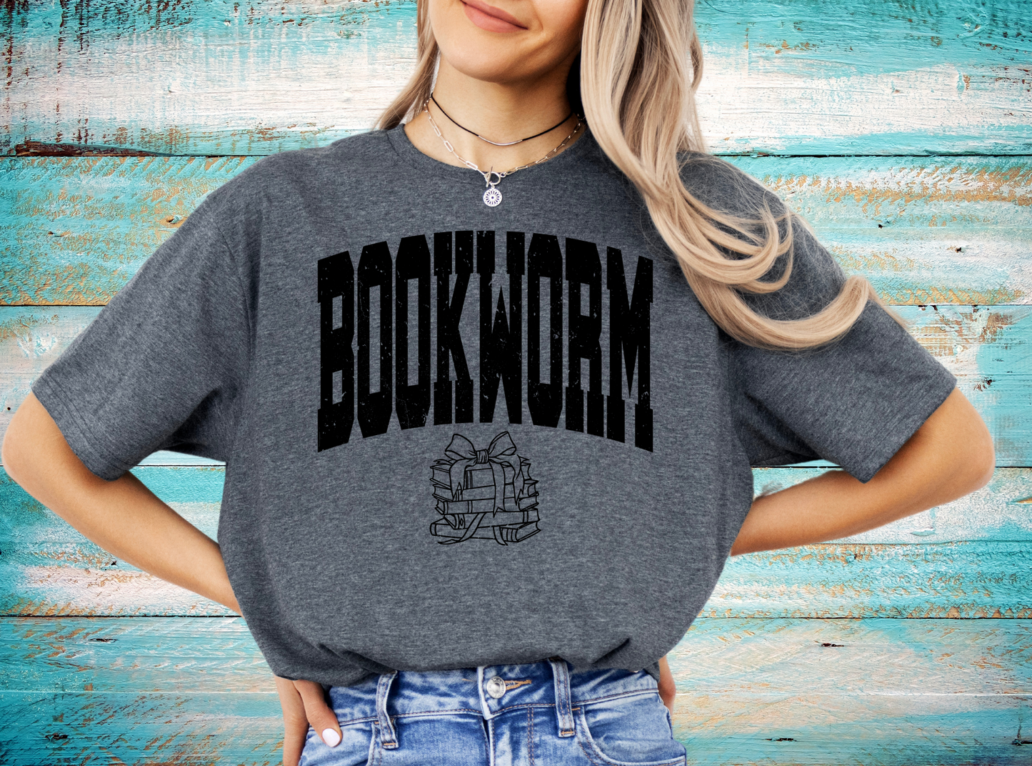 Bookworm Varsity 2 Color Options - DIGITAL DOWNLOAD