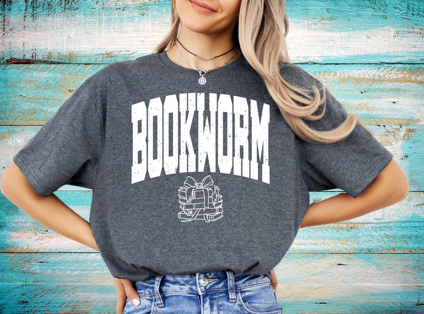 Bookworm Varsity 2 Color Options - DIGITAL DOWNLOAD