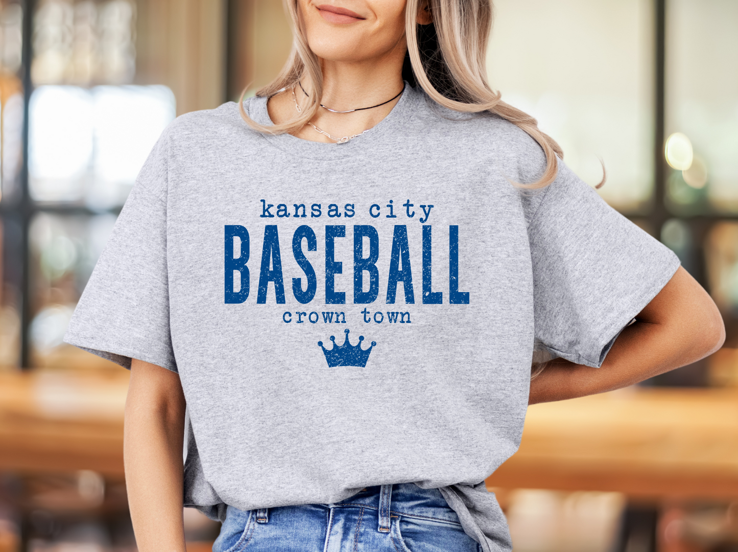 Kansas City Baseball Crown Town Vintage - DIGITAL DOWNLOAD