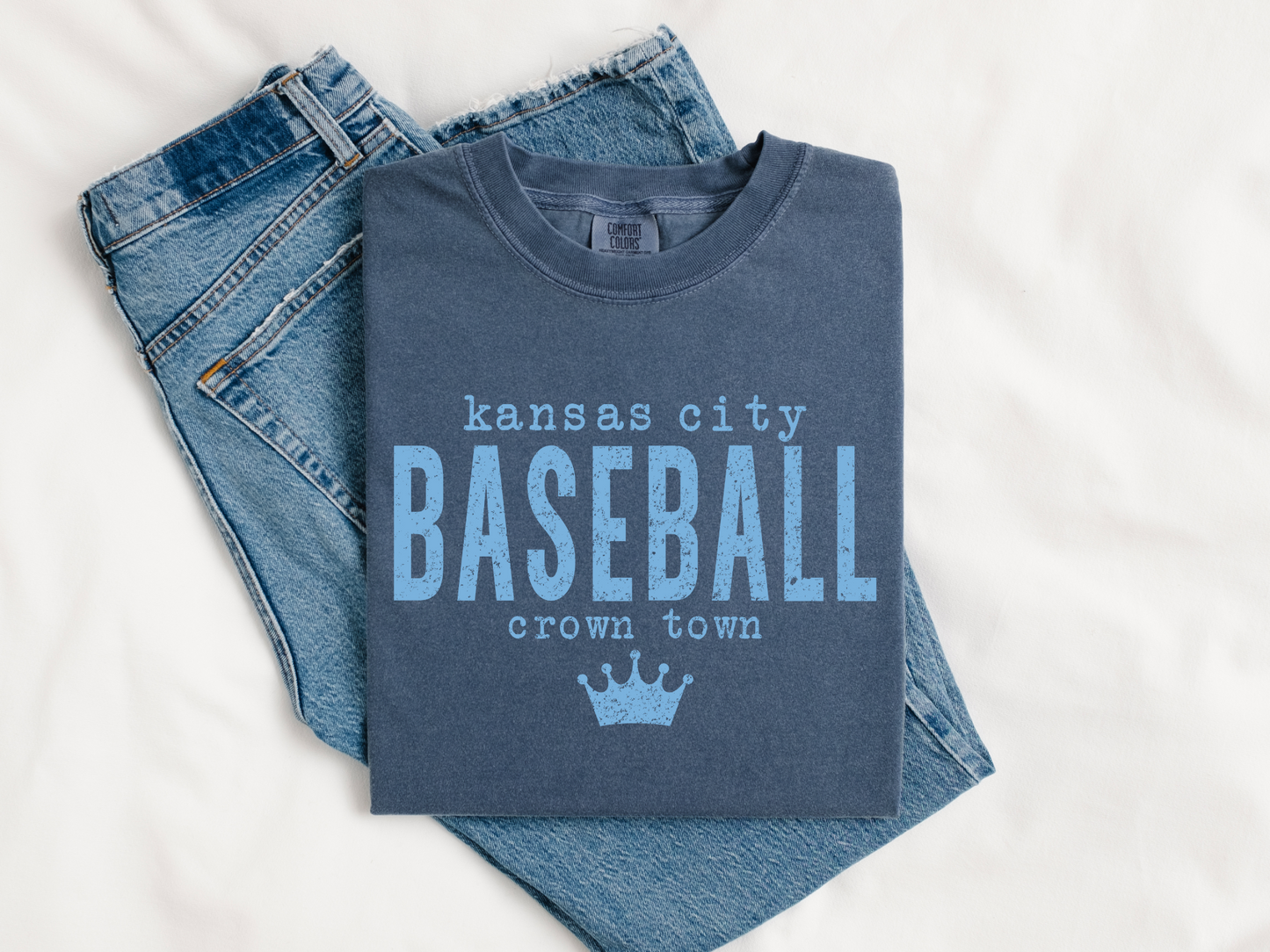 Kansas City Baseball Crown Town Vintage - DIGITAL DOWNLOAD