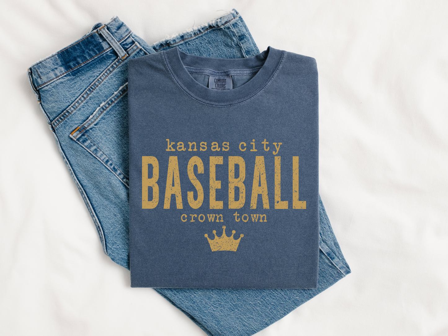 Kansas City Baseball Crown Town Vintage - DIGITAL DOWNLOAD