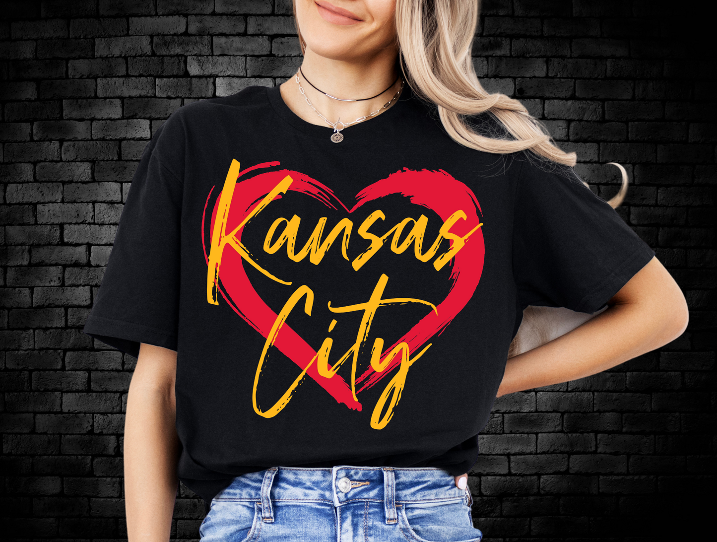 Kansas City Grunge Heart 6 Versions - DIGITAL DOWNLOAD