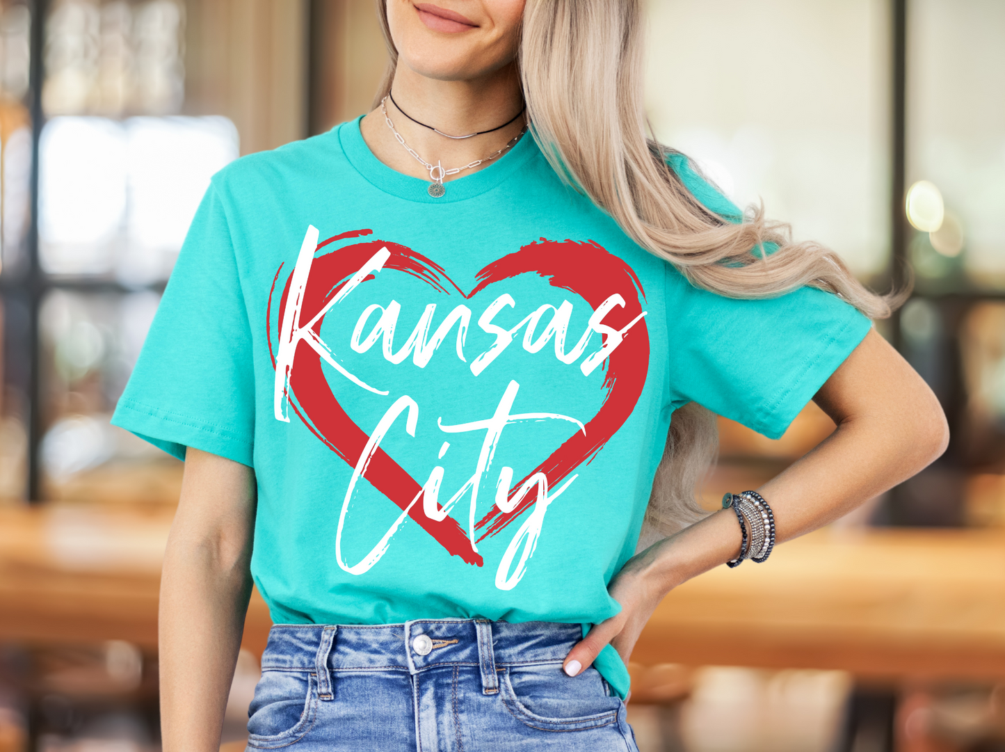 Kansas City Grunge Heart 6 Versions - DIGITAL DOWNLOAD