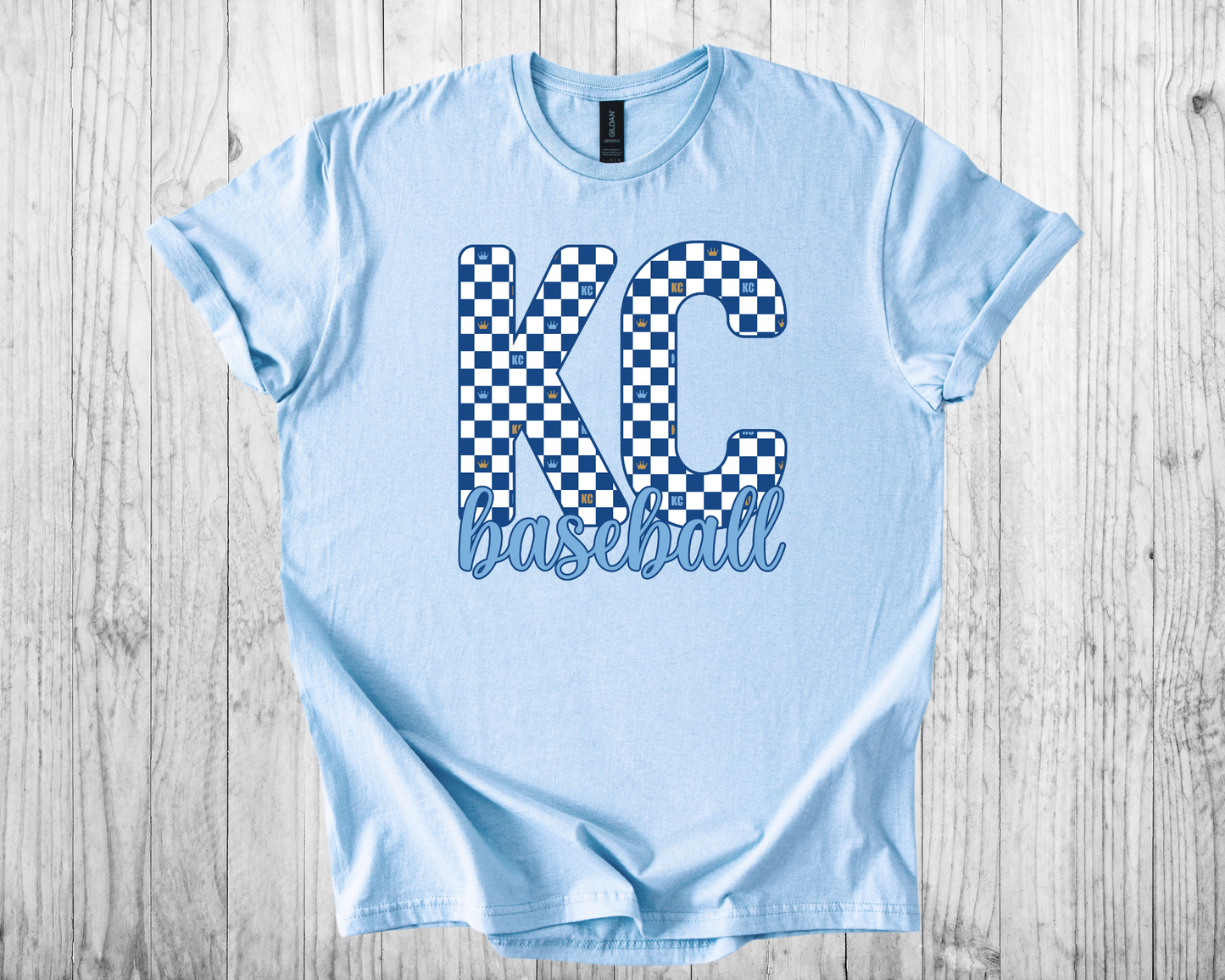 KC Baseball Checkered - DIGITAL DOWNLOAD