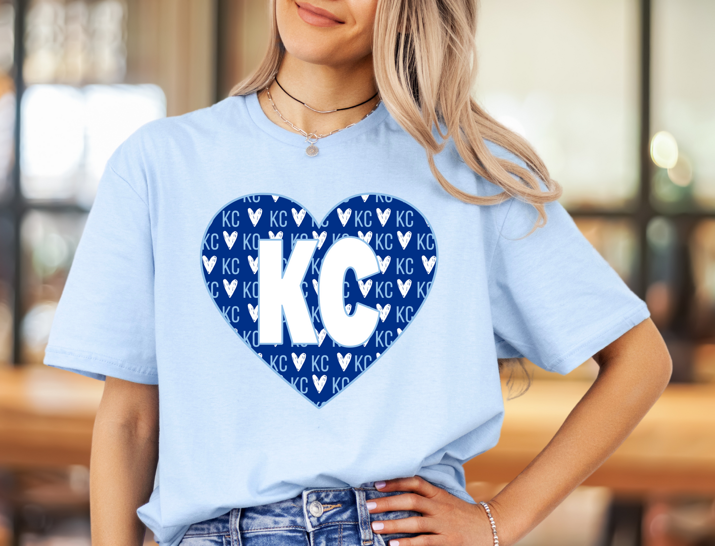 KC Kansas City Baseball Heart 2 Color Options - DIGITAL DOWNLOAD