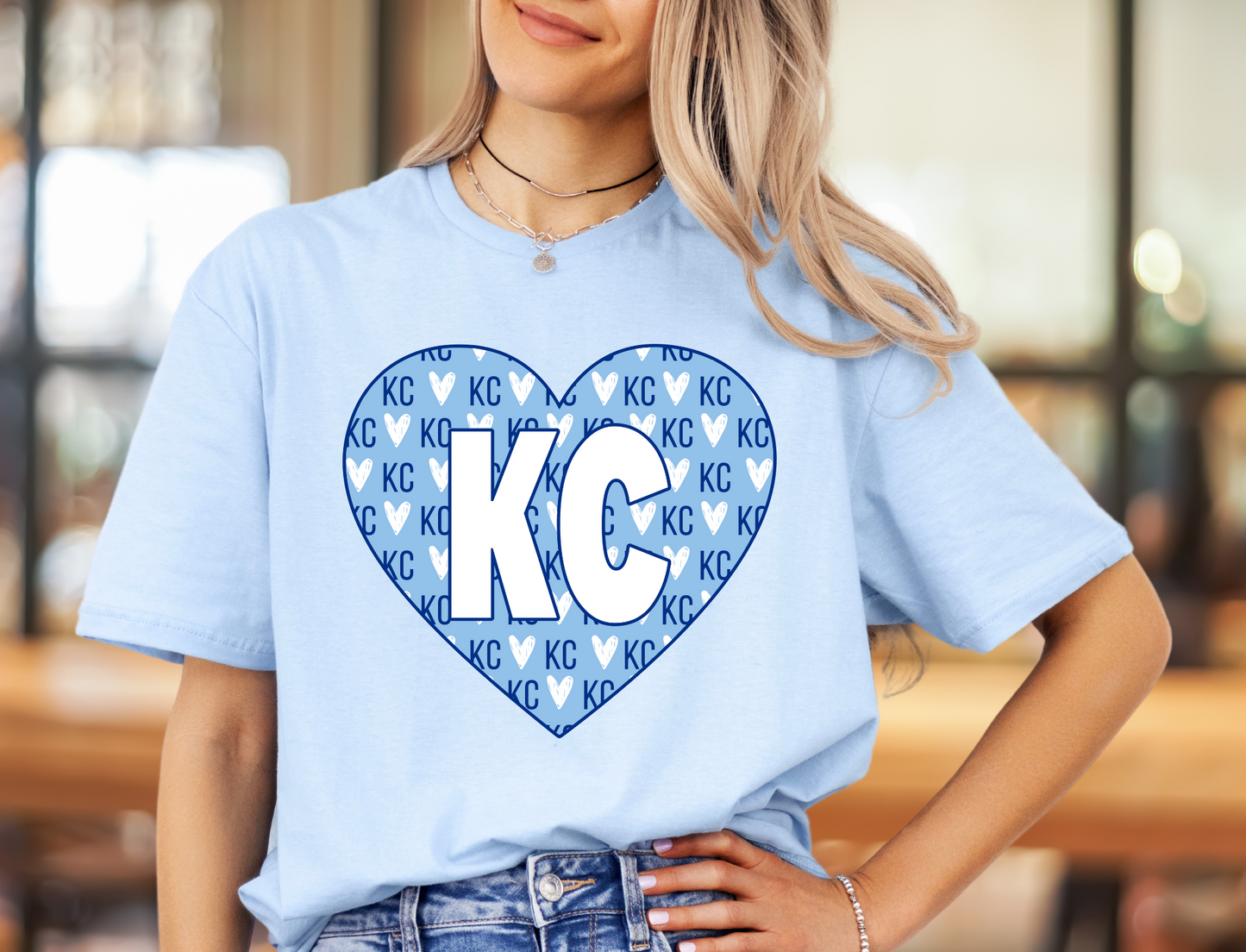 KC Kansas City Baseball Heart 2 Color Options - DIGITAL DOWNLOAD