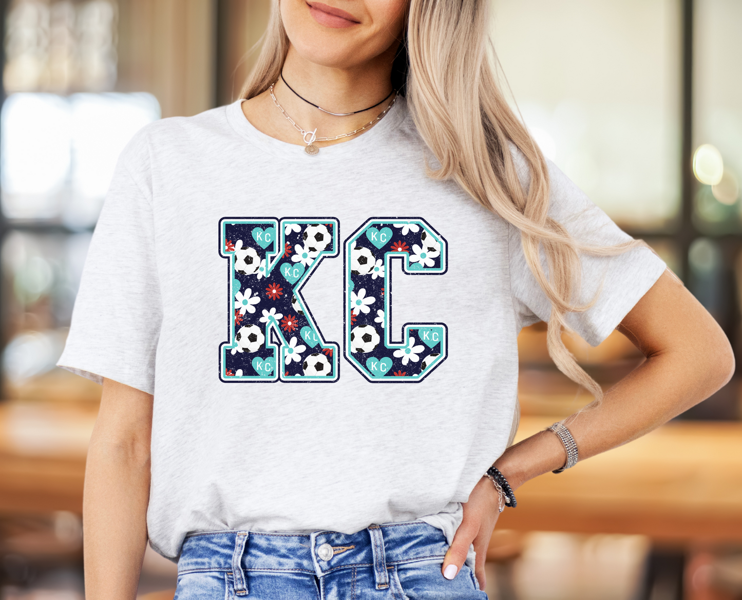 KC Soccer Floral - DIGITAL DOWNLOAD