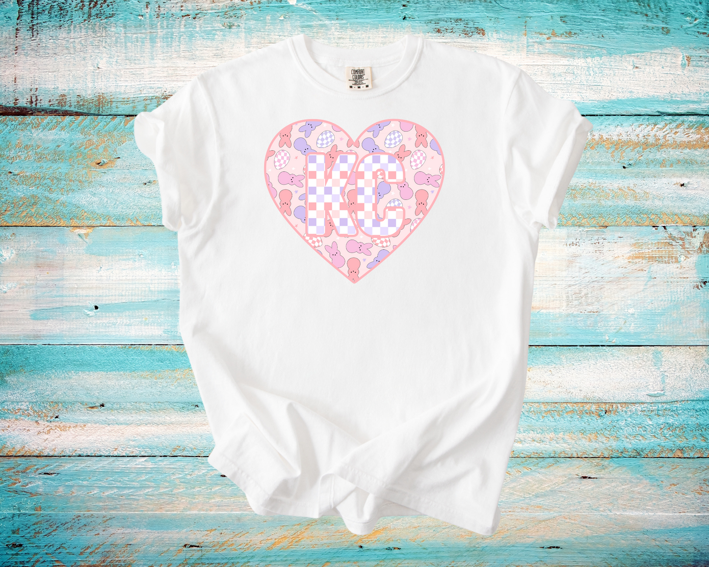 KC Kansas City Easter Hearts 2 Colors - DIGITAL DOWNLOAD