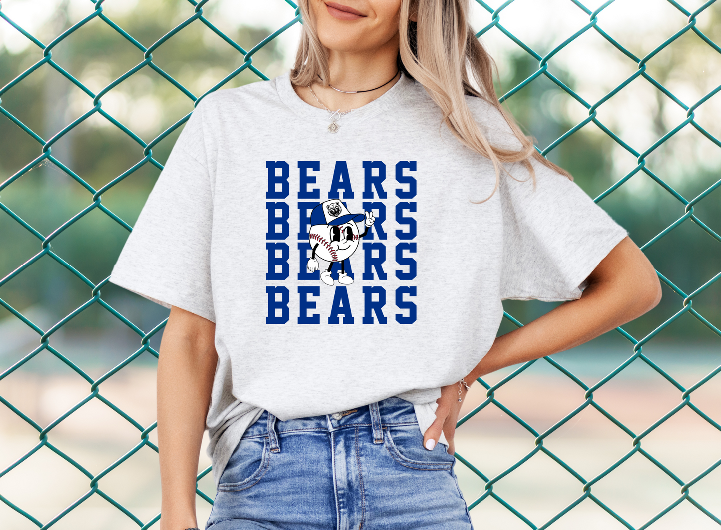 DTF - BEARS BASEBALL REPEAT - BLUE