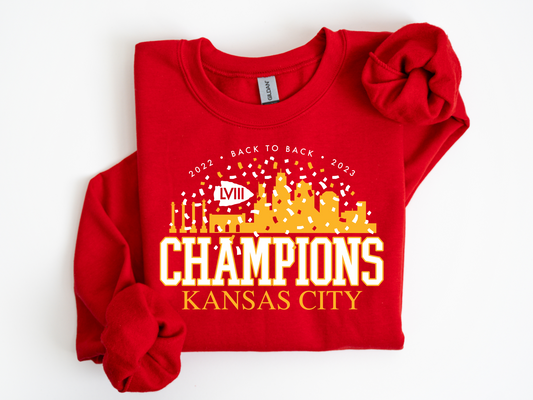 DTF - KANSAS CITY CHAMPIONS CONFETTI (VERSION 1)