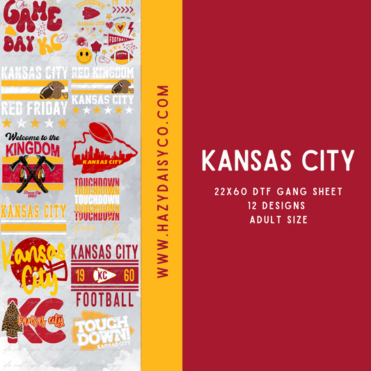 DTF PREMADE GANG SHEET - KANSAS CITY VARIETY GANG SHEET 001