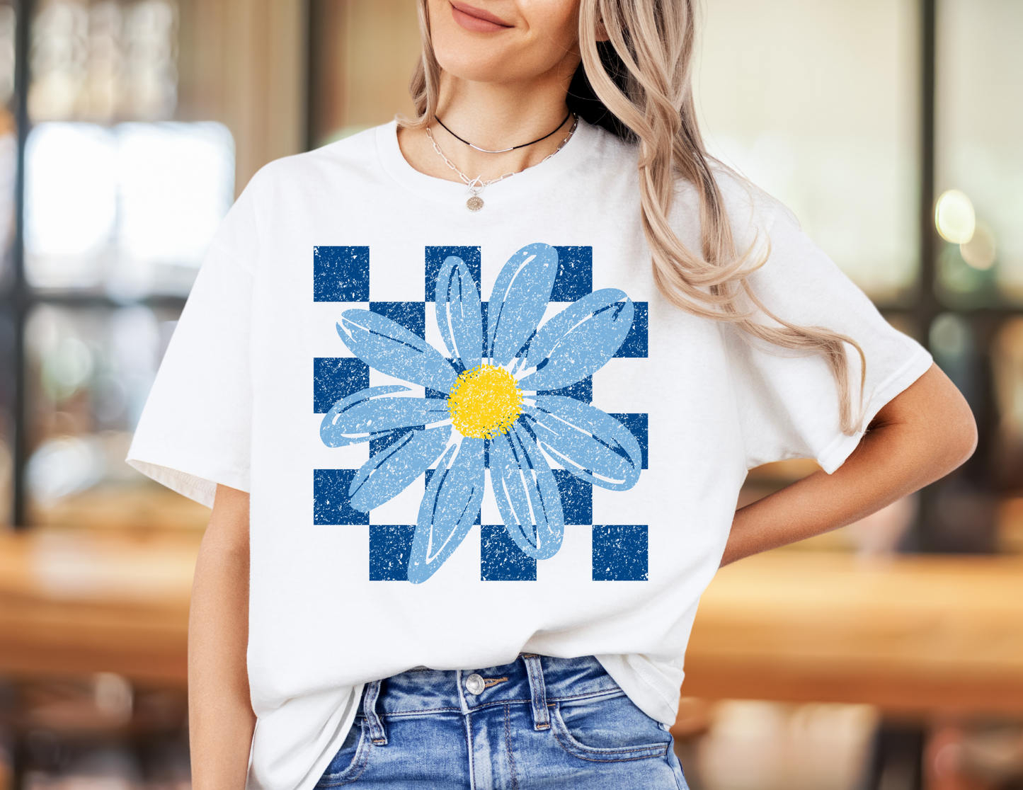 Retro Abstract Daisy 2 Color Options - DIGITAL DOWNLOAD