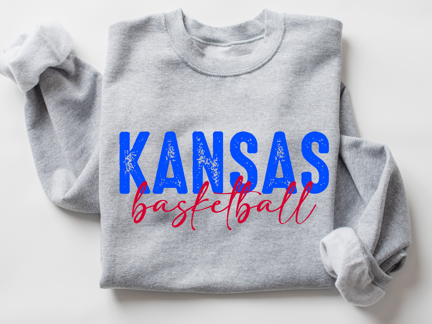 DTF - KANSAS BASKETBALL BLUE with RED