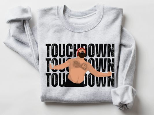 DTF - KC TOUCHDOWN with HAIRY GUY (BLACK VERSION)