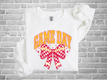 DTF - KC GAME DAY BOW RETRO