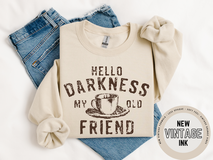 * VINTAGE INK * HELLO DARKNESS MY OLD FRIEND COFFEE - PRESALE 12-17