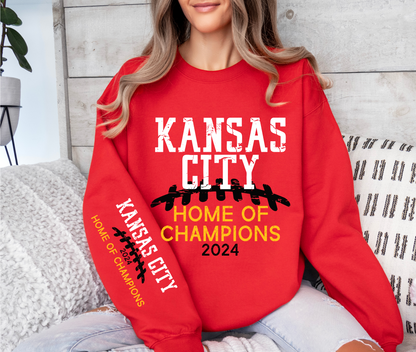 DTF PREMADE MINI GANG SHEET - KANSAS CITY HOME OF CHAMPIONS with SLEEVE (VERSION 1)