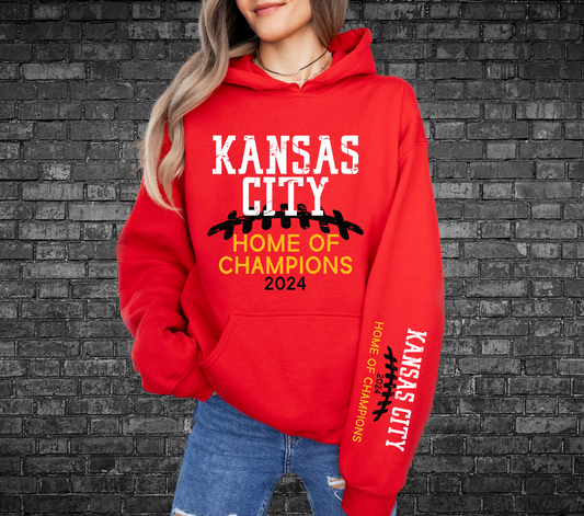 DTF PREMADE MINI GANG SHEET - KANSAS CITY HOME OF CHAMPIONS with SLEEVE (VERSION 1)