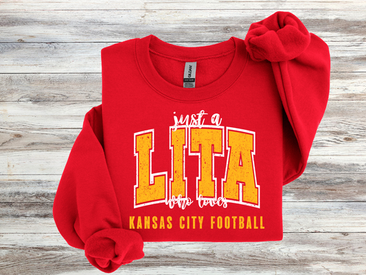 DTF - JUST A LITA WHO LOVES KANSAS CITY FOOTBALL