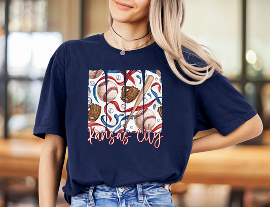 Kansas City Baseball July Brushstroke - DIGITAL DOWNLOAD