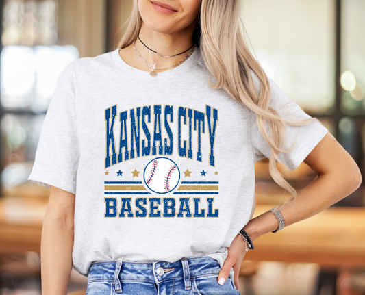 Kansas City Baseball Stars Stripes - DIGITAL DOWNLOAD