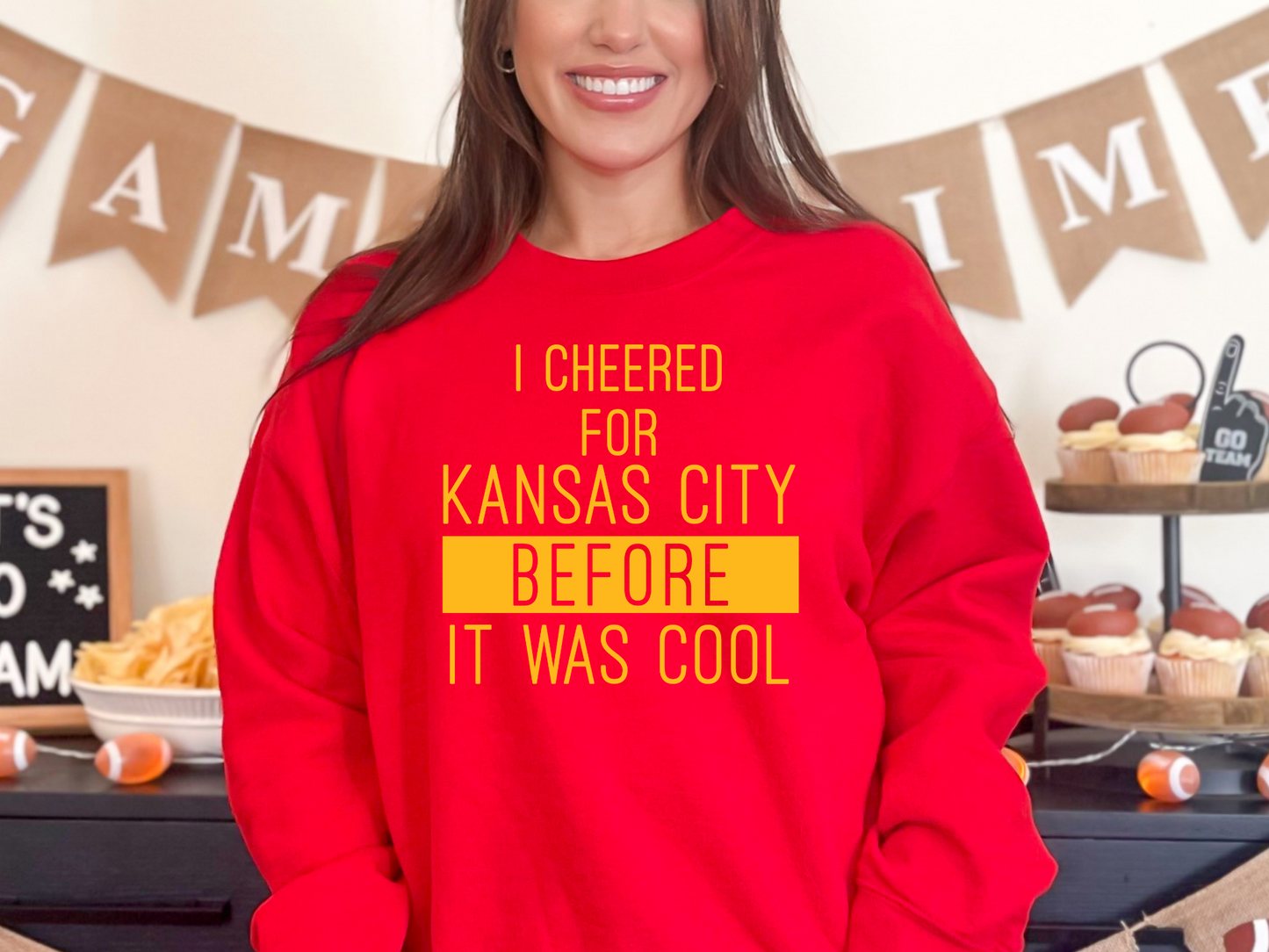 DTF - I CHEERED FOR KANSAS CITY BEFORE IT WAS COOL - GOLDEN