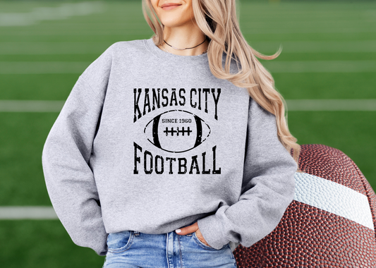 KANSAS CITY FOOTBALL 1960 DISTRESSED - 4 PNG FILES - INSTANT DOWNLOAD