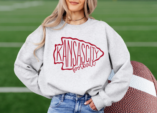 DTF - KANSAS CITY FOOTBALL ARROW - RED