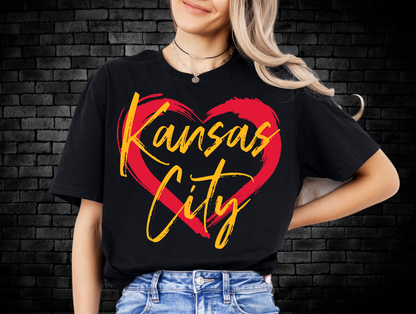 Kansas City Grunge Heart 6 Versions - DIGITAL DOWNLOAD