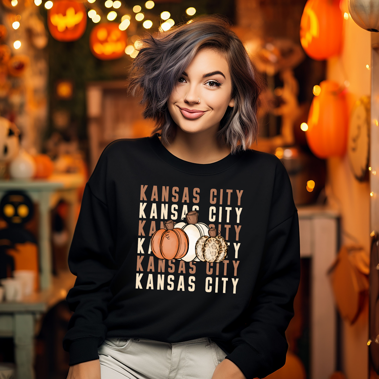 KANSAS CITY PUMPKIN REPEAT FALL - PNG FILE - INSTANT DOWNLOAD