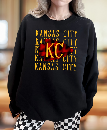 KANSAS CITY REPEAT with HOUNDSTOOTH ARROW - DIGITAL DOWNLOAD