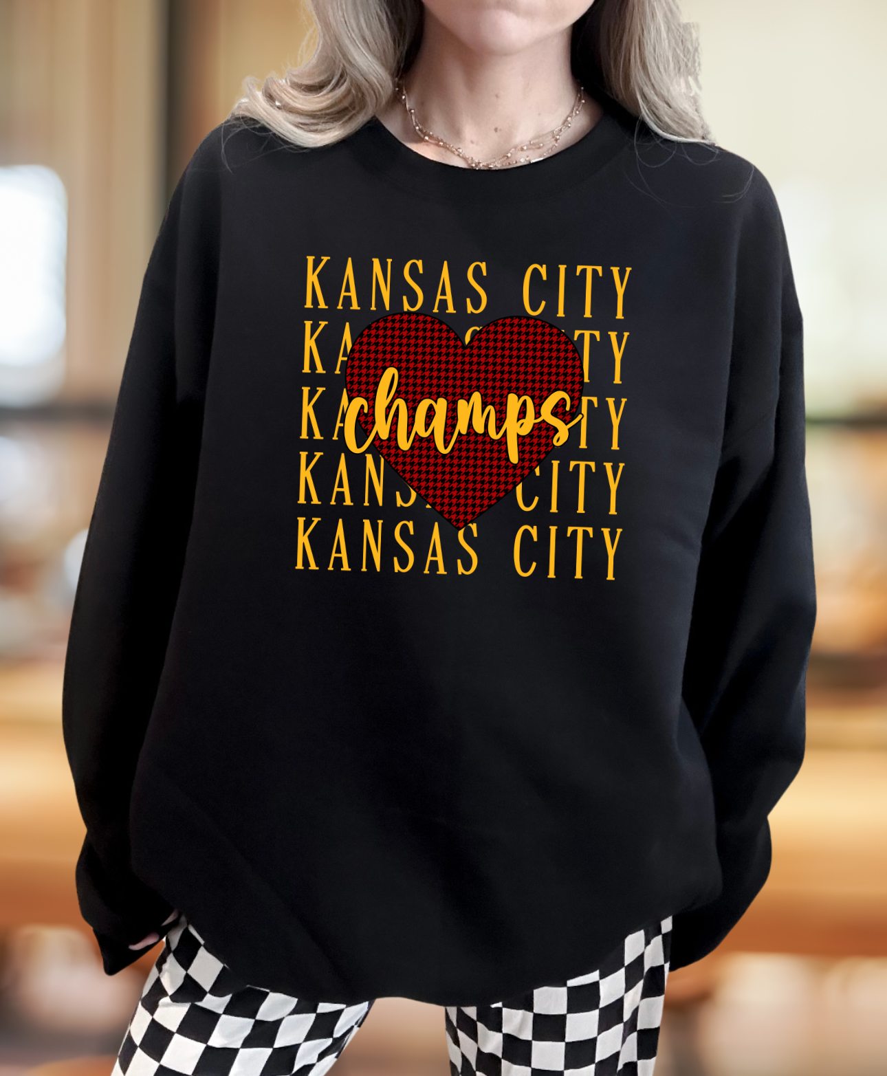 KANSAS CITY REPEAT with HOUNDSTOOTH CHAMPS ARROW - DIGITAL DOWNLOAD