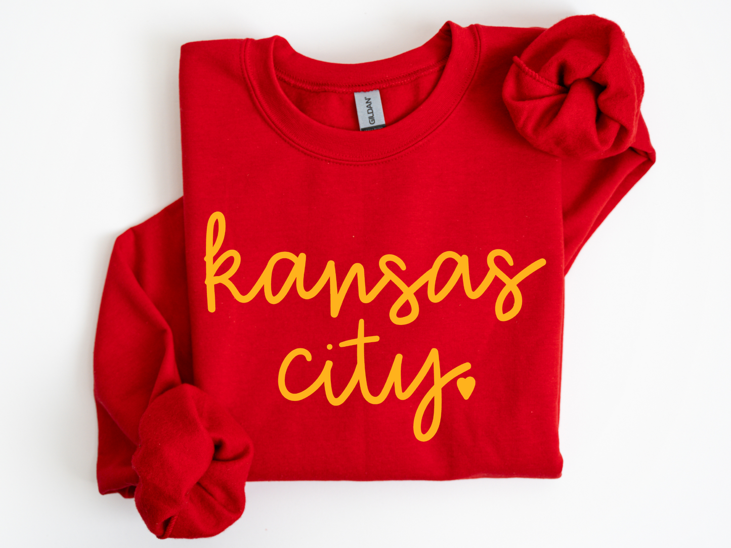 dTF - KANSAS CITY SIGNATURE with HEART - GOLDEN