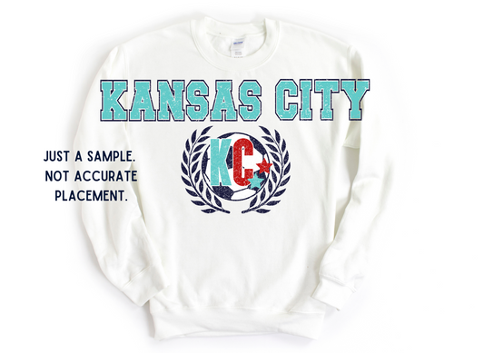 Kansas City KC Soccer Crest Oversized Design - DIGITAL DOWNLOAD