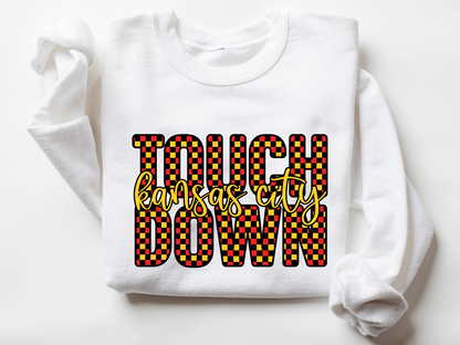 DTF - KANSAS CITY TOUCHDOWN RETRO CHECKERED