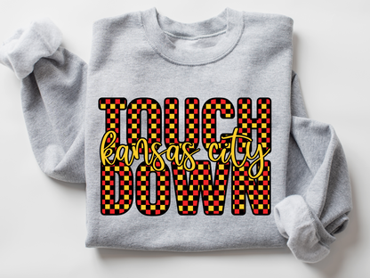 DTF - KANSAS CITY TOUCHDOWN RETRO CHECKERED