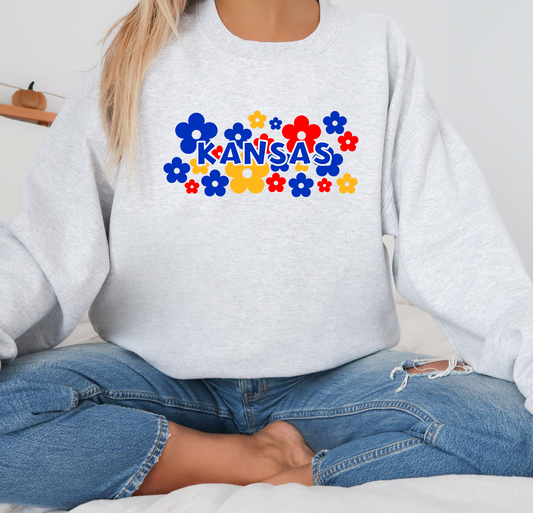 DTF - KANSAS THEMED RETRO DAISIES