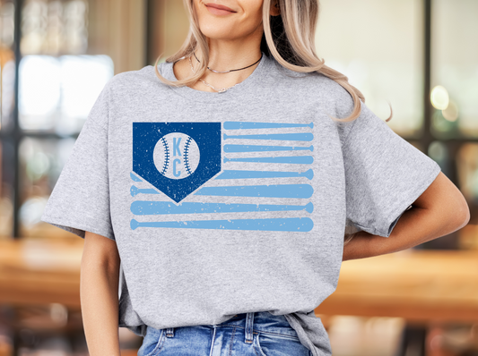 Kansas City Baseball Flag - PNG FILE - INSTANT DOWNLOAD