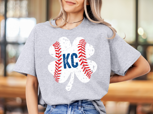 Kansas City KC Baseball Shamrock - DIGITAL DOWNLOAD