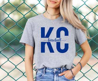 DTF - KC SPLIT BASEBALL - BLUE