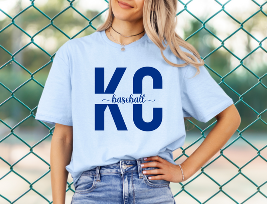 DTF - KC SPLIT BASEBALL - BLUE