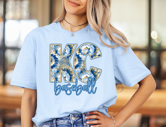 KC Baseball Tie Dye - DIGITAL DOWNLOAD