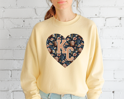 DTF - KC FALL FLORAL HEART