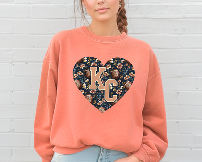 DTF - KC FALL FLORAL HEART