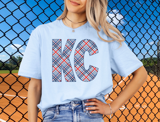 KC Kansas City 4th of July Plaid - DIGITAL DOWNLOAD