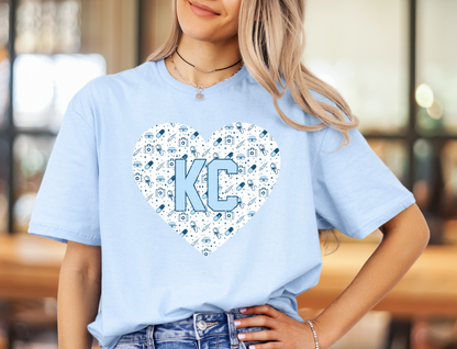 Kansas City KC Nurse Blue Heart - DIGITAL DOWNLOAD