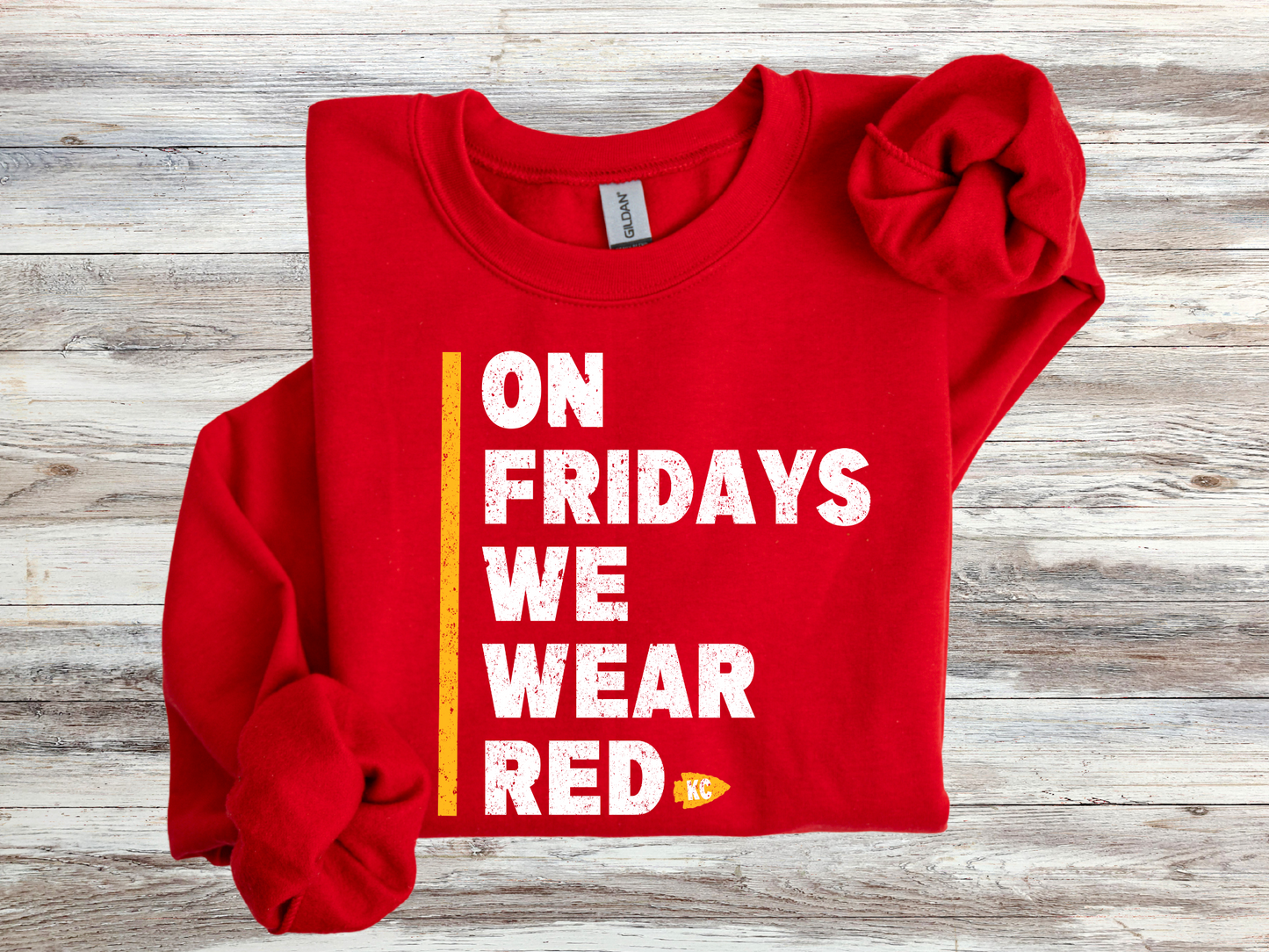 DTF - ON FRIDAY WE WEAR RED