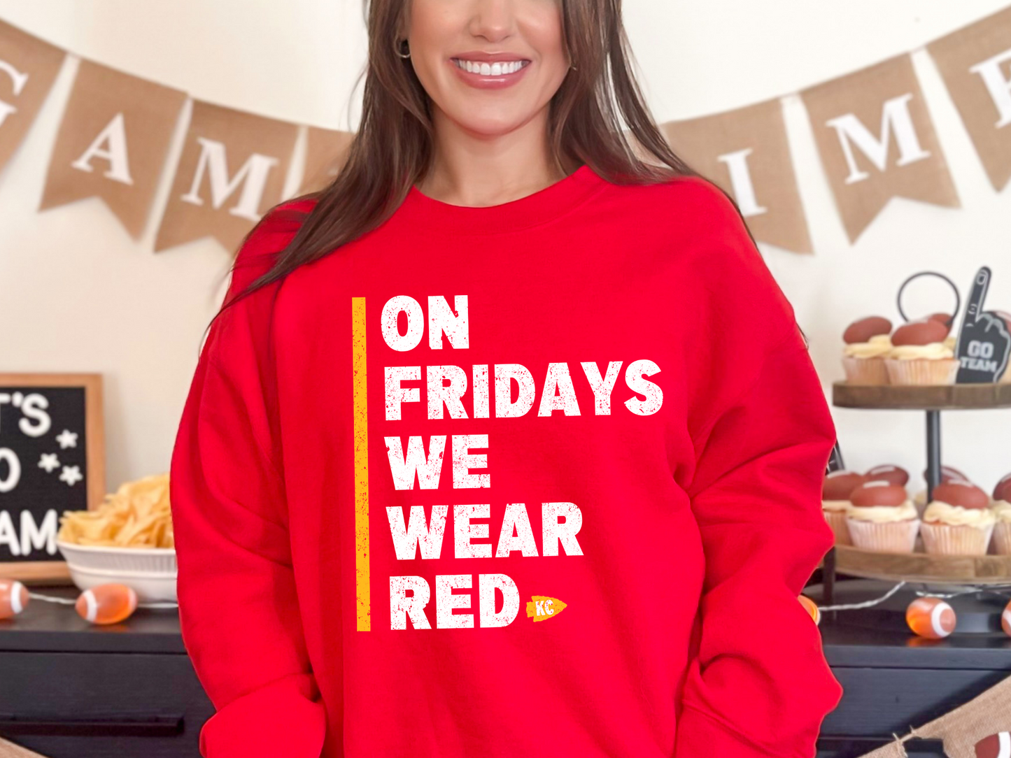 DTF - ON FRIDAY WE WEAR RED