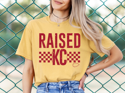 DTF - RAISED KC GRUNGE RETRO - RED