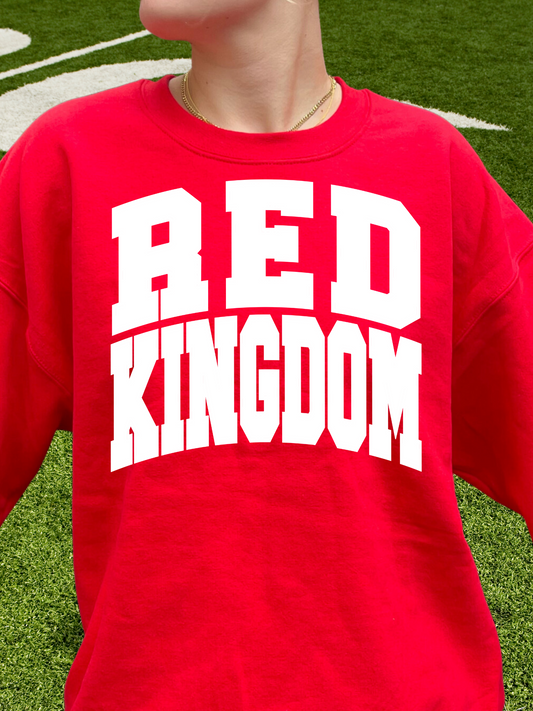 DTF - RED KINGDOM VARSITY WHITE